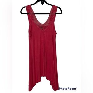 Torrid Asymmetrical Pink Summer Top Sz 1